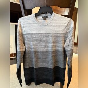 Men’s Alfani Gray / Black Gradient Sweater